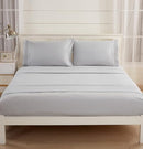 STYLE ASIA TEXTILIA 4 PIECE BED SHEET SET KING SIZE DEEP POCKETS - GRAY - Like New