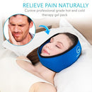 ALLSETT HEALTH FACE ICE PACK WRAP FOR TMJ RELIEF WISDOM TEETH JAW HEAD CHIN BLUE - Like New