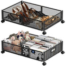Joibabe Under Bed Storage Containers 2 Pack Foldable Underbed Storage - Black - Like New