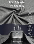 JUMGEAR-LIFE 3PACK QUARTER ZIP PULLOVER MEN LONG SLEEVE DRY X-LARGE GRAY - Like New