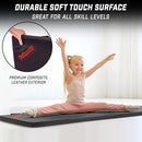 GOSPORTS 2 INCH THICK 6 FT X 2 FT TRI-FOLD EXERCISE FITNESS MAT - BLACK - Like New