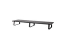 Tripp Lite Dual-Monitor Riser Stand for Desk, Black Wood & Steel Desktop