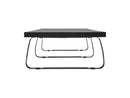 Tripp Lite Dual-Monitor Riser Stand for Desk, Black Wood & Steel Desktop