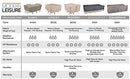 Modern Leisure 2946 Monterey Patio Table & Chairs, Furniture Set,Outdoor Cover - Brand New