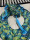 GENERIC BLUE AND YELLOW POOL BASKETBALL FLOATY - BLUE/YELLOW - Like New
