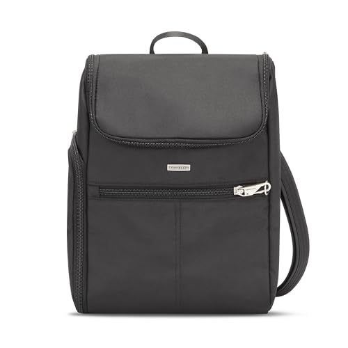 TRAVELON ANTI-THEFT - CLASSIC SMALL CONVERTIBLE BACKPACK - BLACK - Brand New
