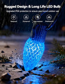 MINETOM SMART C9 CHRISTMAS LIGHTS OUTDOOR 150 LED 164FT MULTI - MULTI - Like New