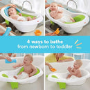 FISHER-PRICE BABY TO TODDLER BATH 4-IN-1 SLING ‘N SEAT TUB - GREEN - Brand New