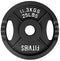 FITVIDS OLYMPIC CAST IRON PLATE FOR STRENGTH TRAINING AND WEIGHTLIFTING, 25LB - Like New