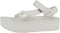 1008844 Teva Women's Flatform Universal Platform Sandal Bright White 8 Like New