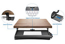 Mount-It Keyboard Drawer with Mouse Platform Easy-Glide MI-7136 - Black - Brand New