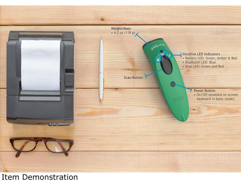 Socketscan® S740 1D/2D Imager Barcode Scanner Green