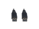 TRIPP LITE UR020-003 Reversible USB Cable,Black,3 ft.