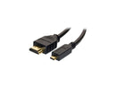 4XEM 3FT Micro HDMI To HDMI Adapter Cable