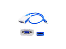 Addon 8In Usb 3.0 (A) Male To Vga Female Blue Video Adapter