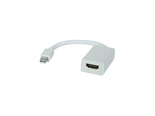 Addon 8In Mini-Displayport Male To Hdmi Female White Adapter Cable