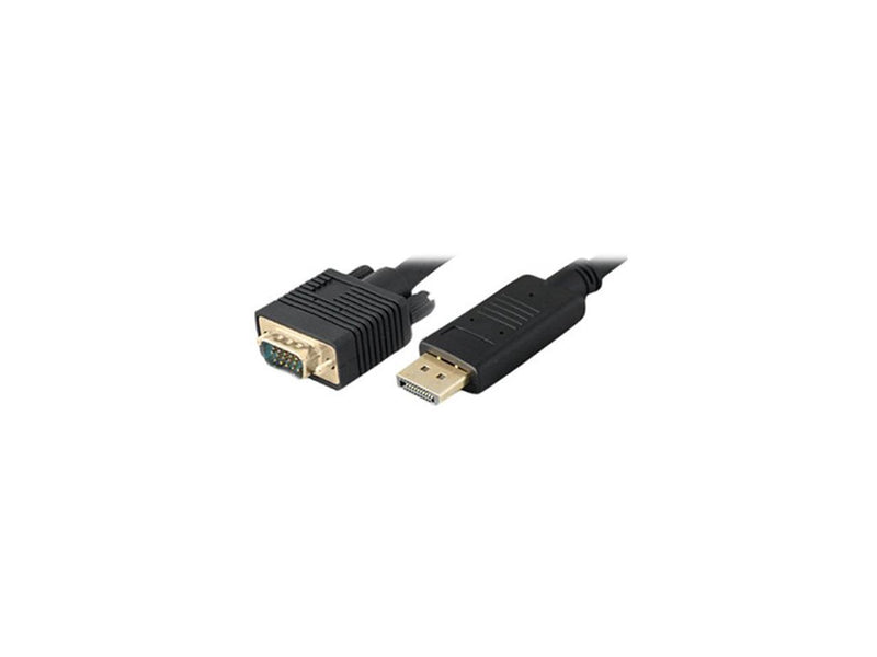 AddOn DISPLAYPORT2VGA6F 6' DisplayPort to VGA Adapter Cable, Black