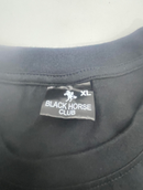 BLACK HORSE CLUB MEN'S CREW SHIRT - SIZE: MEN XL - BLACK - Like New