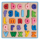 BIGJIGS TOYS CHUNKY ALPHABET PUZZLE (LOWERCASE) - EDUCATIONAL JIGSAW - MULTI - Like New