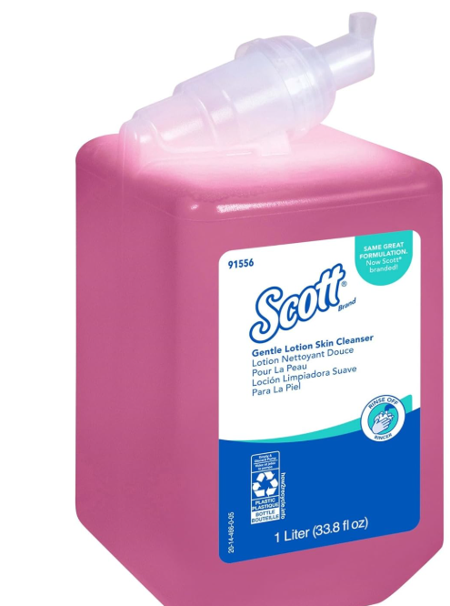 KIMBERLY-CLARK KIMCARE SKIN CLEANSER REFILL FLORAL LOTION - 1L - PINK - Brand New