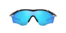 OAKLEY MENS OO9343 M2 XL RECTANGULAR SUNGLASSES - POLISHED BLACK/PRIZM SAPPHIRE - Like New