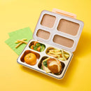 CAT & JACK STAINLESS STEEL BENTO BOX - LEOPARD - Like New