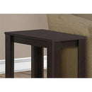 Monarch Specialties Accent End Side Lamp Table Shelf 24"x12"x22" - Cappuccino - Brand New
