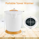 Tangkula Towel Warmer Bucket, 20L Luxury Towel Warmer with Fragrance Holder - Like New
