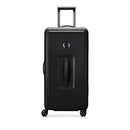 DELSEY PARIS T1123 POLYCARBONATE TURENNE 26” WHEELED TRUNK SUITCASE - BLACK - Brand New