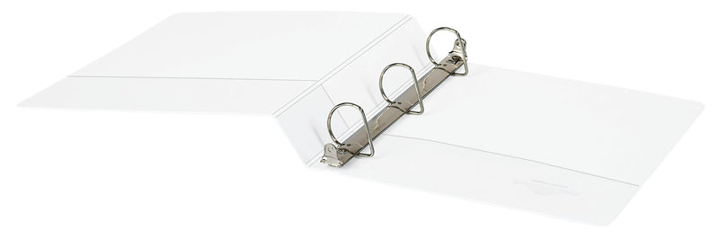 OFFICE DEPOT® BRAND DURABLE VIEW 3-RING BINDER, 1 1/2" SLANT RINGS - WHITE - Brand New