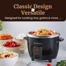 Elite Gourmet ERC006SS 6-Cup Electric Rice Cooker with 304 Surgical Grade - Like New