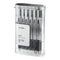 TUL GL1 RETRACTABLE GEL PEN POINT 0.5 MM GRAY BARREL BLACK INK PACK OF 12 BLACK - Brand New