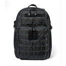 5.11 TACTICAL BACKPACK RUSH 24 2.0 MILITARY,56563ABR/56564ABR-DOUBLE TAP - BLACK - Like New