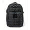 5.11 TACTICAL BACKPACK RUSH 24 2.0 MILITARY,56563ABR/56564ABR-DOUBLE TAP - BLACK - Like New