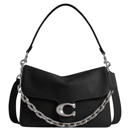 COACH SOFT GRAIN CHAIN TABBY SHOULDER BAG 30 - BLACK - Scratch & Dent