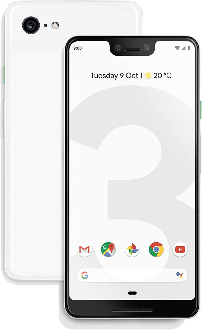 Google - Pixel 3 XL - 128GB - Unlocked - G013C - Clearly White - Scratch & Dent