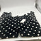 FASHION EXTRA SOFT FLEECE PAJAMAS PANTS SIZE: WOMEN L/XL - BLACK/WHITEPOLKADOTS - Brand New