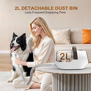 PET GROOMING VACUUM KITS DOG DOG KIT PET CLIPPER NAIL GRINDER - BROWN/WHITE - Like New