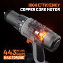 Litheli 20V Cordless Drill Driver, Electric Power Drill 2 Variable Speed - Brand New