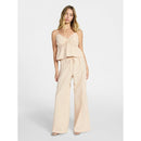 NO BOUNDARIES STRIPED SEERSUCKER RUFFLE CAMI SIZE: WOMEN XS - PINK LEMONADE - Brand New