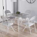 VECELO 34" FOLDING TABLE WITH SOFT PADDED TABLETOP MULTIFUNCTIONAL - GRAY - Like New