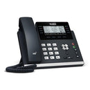 YEALINK T43U IP PHONE 12 VOIP ACCOUNTS 3.7" DISPLAY SIP-T43U - BLACK/ SILVER Like New