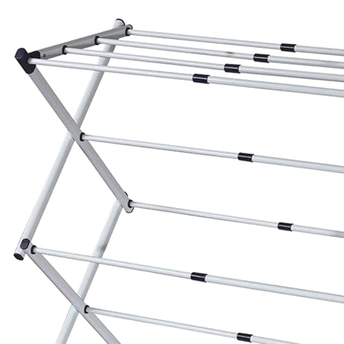 HOME BASICS 3 TIER EXPANDABLE CLOTHES DRYER - SILVER - Brand New