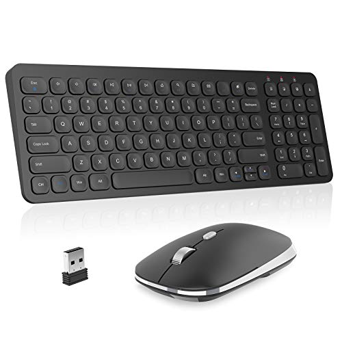 CIMETECH WIRELESS KEYBOARD MOUSE COMBO, FULL SIZE WIRELESS KEYBOARD AND MOUSE Like New