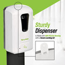 Alpine Industries Touch-Free Soap-Sanitizer Dispenser Floor - Black - Brand New