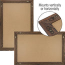 Excello Global Products Wooden Hanging Chalk Sign for Kitchen - Torched/Rustic - Like New