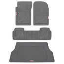 MOTOR TREND FLEXTOUGH ADVANCED PERFORMANCE CAR FLOOR MATS & CARGO LINER Gray - Like New
