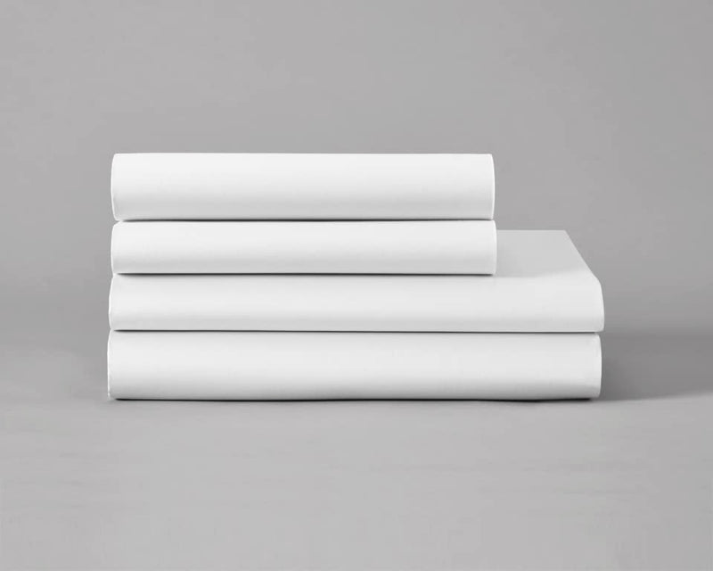 ORIGANAMI ORGANIC COTTON PERCALE SHEET KING - CLOUD - Like New