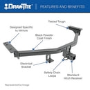 Draw-Tite 76627: Class 3 Trailer Hitch, 2" Square Receiver - Black - Like New