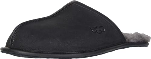 1108192 UGG MEN'S SCUFF SLIPPER BLACK SIZE 9 - Like New